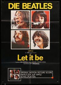 9g519 LET IT BE German '70 Beatles, John Lennon, Paul McCartney, Ringo Starr, George Harrison