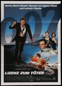 9g521 LICENCE TO KILL German '89 Timothy Dalton as James Bond, he's out for revenge!
