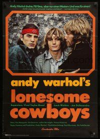 9g522 LONESOME COWBOYS German '72 Andy Warhol surreal western starring Joe Dallesandro!