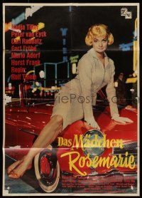 9g572 ROSEMARY German '59 Nadja Tiller in title role, sexy German steamy fleshpots!