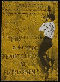 9g378 MAN ESCAPED German 12x19 R60s directed by Robert Bresson, WWII Resistance prison escape!