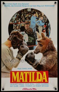 9g379 MATILDA German 12x19 '78 Elliott Gould, wacky boxing kangaroo images!