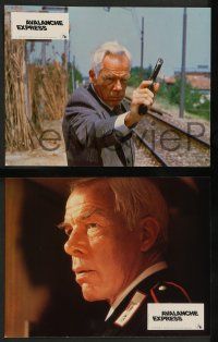 9g891 AVALANCHE EXPRESS 9 style A French LCs '79 Lee Marvin, Robert Shaw's final movie!