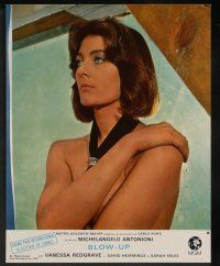 9g822 BLOW-UP 12 French LCs R70s Michelangelo Antonioni directed, David Hemmings, Vanessa Redgrave!