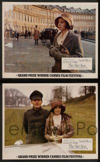 9g834 HIRELING 12 French LCs '73 Robert Shaw as chauffeur to pretty Sarah Miles!