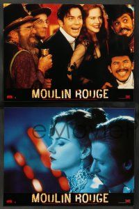9g841 MOULIN ROUGE 12 French LCs '01 Baz Luhrmann directed, Kidman & McGregor!