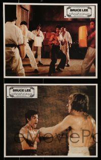9g987 RETURN OF THE DRAGON 6 French LCs '74 Bruce Lee classic, Chuck Norris!