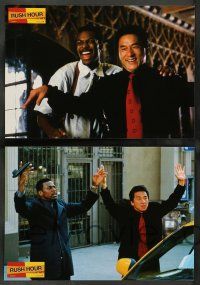 9g847 RUSH HOUR 12 French LCs '98 cool images of unlikely duo Jackie Chan & Chris Tucker!
