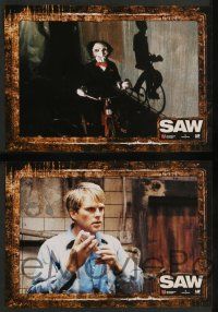 9g945 SAW 8 French LCs '04 Cary Elwes, Danny Glover, Monica Potter, gory serial killer horror!