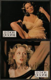 9g950 SOPHIE'S CHOICE 8 French LCs '83 Alan J. Pakula, Meryl Streep, Kevin Kline, Peter MacNicol!