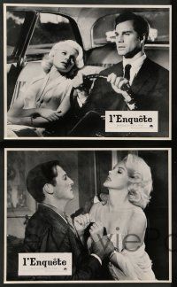 9g958 SYLVIA 8 French LCs '65 sexy Carroll Baker is the powder, George Maharis is the fuse!