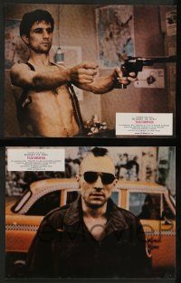 9g959 TAXI DRIVER 8 French LCs R80s Robert De Niro as Travis Bickle, Jodie Foster, Harvey Keitel!