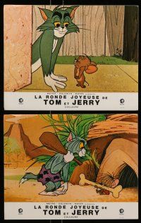 9g989 TOM & JERRY 6 French LCs 1970s cool completely different images of the cartoon duo!