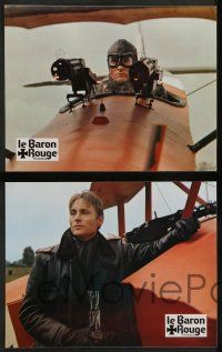 9g966 VON RICHTHOFEN & BROWN 8 style B French LCs '71 WWI, John Phillip Law, Don Stroud, Red Baron!