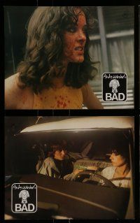 9g730 ANDY WARHOL'S BAD 16 German LCs '77 Carroll Baker, Perry King, sexploitation black comedy!