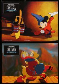 9g748 FANTASIA 2000 8 German LCs '00 Walt Disney cartoon set to classical music!