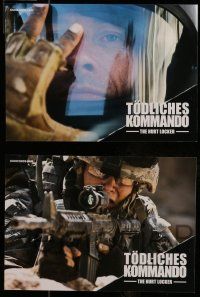 9g769 HURT LOCKER 4 German LCs '09 Jeremy Renner, Evangeline Lilly, U.S. Army EOD action!