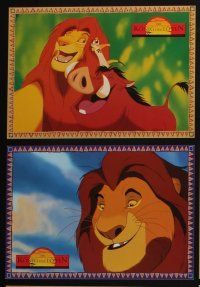 9g732 LION KING 16 German LCs '94 classic Disney cartoon set in Africa, great different images!