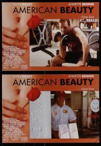 9g690 AMERICAN BEAUTY 12 Spanish LCs '00 Sam Mendes Academy Award winner, Kevin Spacey!