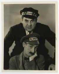 9h150 BILLY GILBERT/CLYDE COOK 8x10.25 still '32 great portrait of The Taxi Boys by Stax!