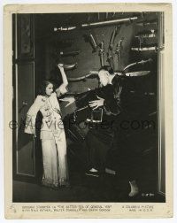 9h155 BITTER TEA OF GENERAL YEN 8x10.25 still '32 Barbara Stanwyck attacks Nils Asther, Frank Capra