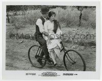 9h193 BUTCH CASSIDY & THE SUNDANCE KID 8x10.25 still '69 Paul Newman & Katharine Ross on bicycle!