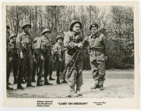 9h211 CARRY ON SERGEANT 8x10.25 still '59 wacky English military comedy, private gets yelled at!