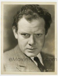 9h219 CHARLES BICKFORD 8x10.25 still '30s great head & shoulders portrait of the tough actor!