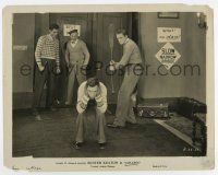 9h240 COLLEGE 8x10.25 still '27 athlete Buster Keaton about to get paddled in a hazing ritual!