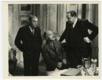 9h253 CRIME & PUNISHMENT 8x10 key book still '35 Peter Lorre & Arnold accuse guilty man by Lippman!