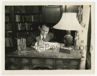 9h317 EDWARD G. ROBINSON 4x5 still '40s great close up at home in his study by Charles Rhodes!