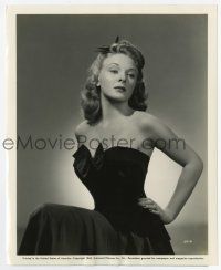9h330 EVELYN ANKERS 8x10 still '43 the sexy Navy bride in strapless dress in Keep 'Em Slugging!