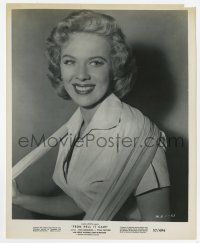 9h361 FROM HELL IT CAME 8x10 still '57 smiling portrait of sexy blonde Tina Carver!
