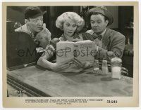 9h384 GHOST CHASERS 8x10.25 still '51 Jan Kayne reads diction book between Leo Gorcey & Huntz Hall!