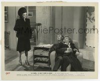 9h390 GIRL, A GUY, & A GOB 8.25x10.25 still '41 Marguerite Chapman walks in on Lucille Ball & guy!