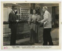 9h444 HIGH SIERRA 8x10 still '41 Humphrey Bogart as Mad Dog Roy Earle holds gun on society couple!