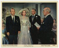 9h021 HIGH SOCIETY color 8x10 still '56 c/u of Bing Crosby & beautiful Grace Kelly getting married!