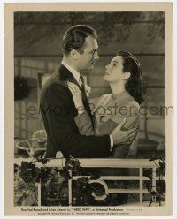 9h448 HIRED WIFE 8x10.25 still '40 romantic close up of Brian Aherne & pretty Rosalind Russell!