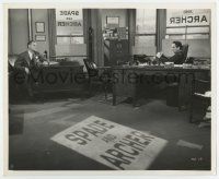 9h593 MALTESE FALCON 8.25x10 still '41 Humphrey Bogart in Spade & Archer office by Mack Elliott!