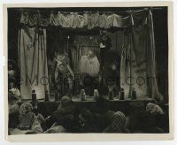 9h599 MAN WHO LAUGHS 8.25x10 still '28 Conrad Veidt in his act with monster & blind girl on stage!
