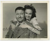9h630 MERRY MONAHANS 8.25x10 still '44 Jack Oakie in a kaleidoscopic outfit with pretty Ann Blyth!