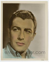 9h037 ROBERT TAYLOR color-glos 8x10 still '38 great head & shoulders portrait from The Crowd Roars!