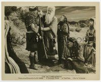 9h895 TEN COMMANDMENTS 8.25x10 still '56 Cecil B. DeMille, Charlton Heston as bearded Moses!