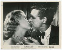 9h928 TO CATCH A THIEF 8x10 still R63 beautiful Grace Kelly & Cary Grant about to kiss, Hitchcock