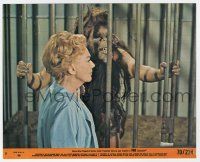 9h054 TROG 8x10 mini LC #5 '70 great image of Joan Crawford with monster trapped in cage!
