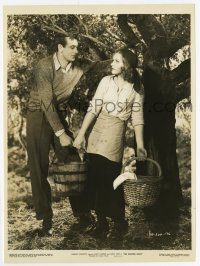 9h960 WEDDING NIGHT 7.75x10 still '35 Gary Cooper helps pretty Anna Sten carry her bucket!