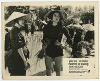 9h365 FUGITIVE IN SAIGON English FOH LC '57 directed by Marcel Camus, c/u of Anne Mechard!