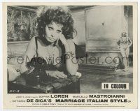 9h612 MARRIAGE ITALIAN STYLE English FOH LC '64 de Sica's Matrimonio all'Italiana, Sophia Loren!