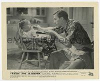 9h962 WE'RE NOT MARRIED English FOH LC '52 great close up of David Wayne feeding baby!