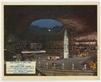9h059 YOU ONLY LIVE TWICE color English FOH LC '67 cool far shot of the underground enemy base!